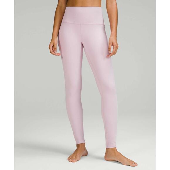 Lululemon Align High‑Rise Pant 28” Nulu Size 2 Pink Peony - Picture 6 of 9